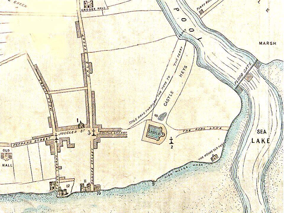 Medieval Liverpool Map