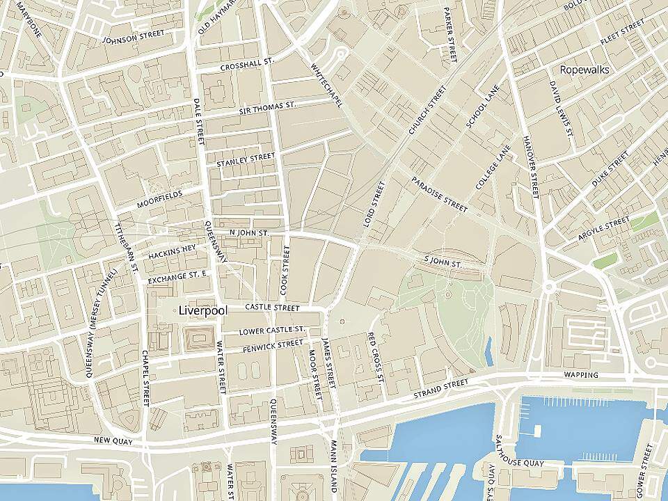 Medieval Liverpool Map
