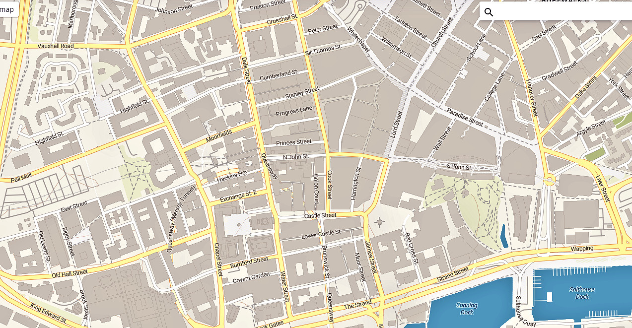 Civil War Liverpool Map